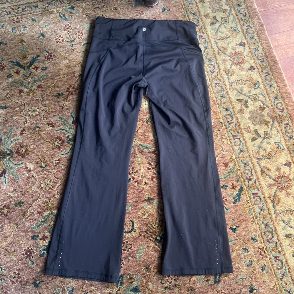 Athleta Rainier Bootcut Black Fleece Lined Stretch Hiking Outdoor Gorpcore XL - Picture 11 of 11